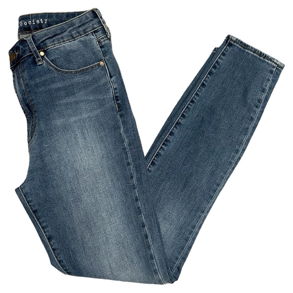 Articles Of Society Hilary High Rise Skinny Fit Jeans in Graham Wash Sz 28